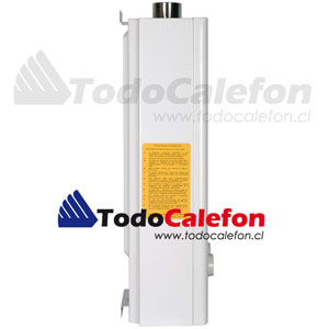 Calefon SPLENDID Tiro Forzado Master 10 Litros Gas Licuado